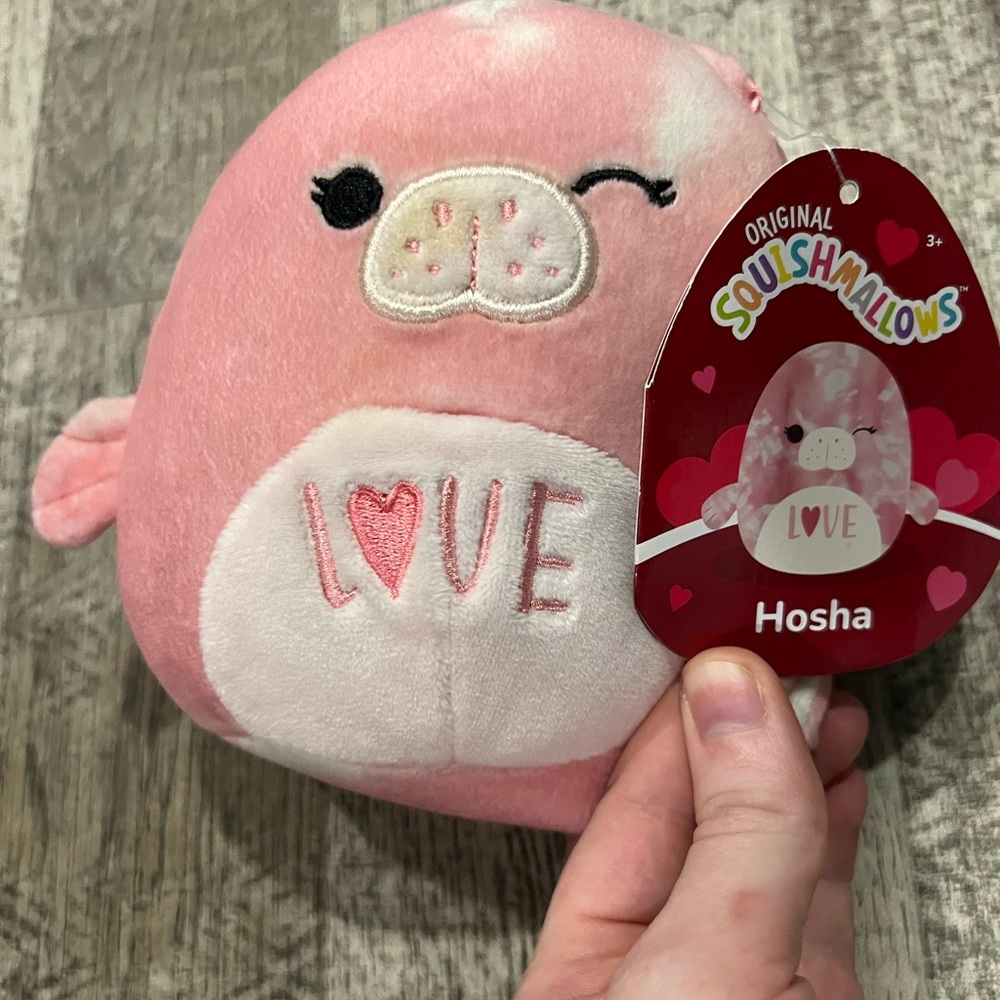 5” Squishmallows Valentine Hosha